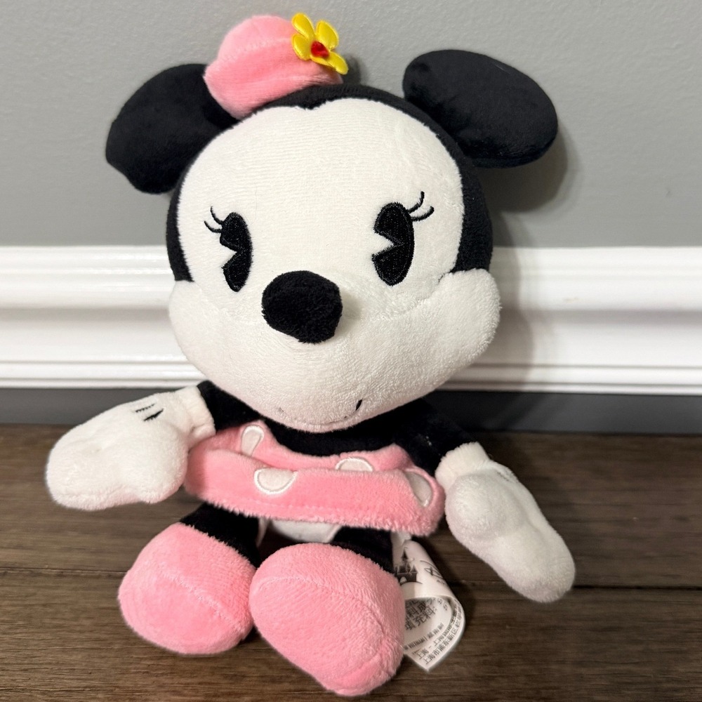 Disney Parks Minnie Mouse Plush Pink Polka Dot‎ Skirt Hat Authentic Original